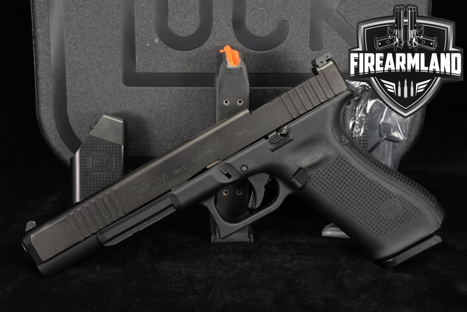 Glock 17L Gen5 MOS G17L Gen 5 9mm 6.02" GMB +2 MAGS & ORIG CASE-img-0