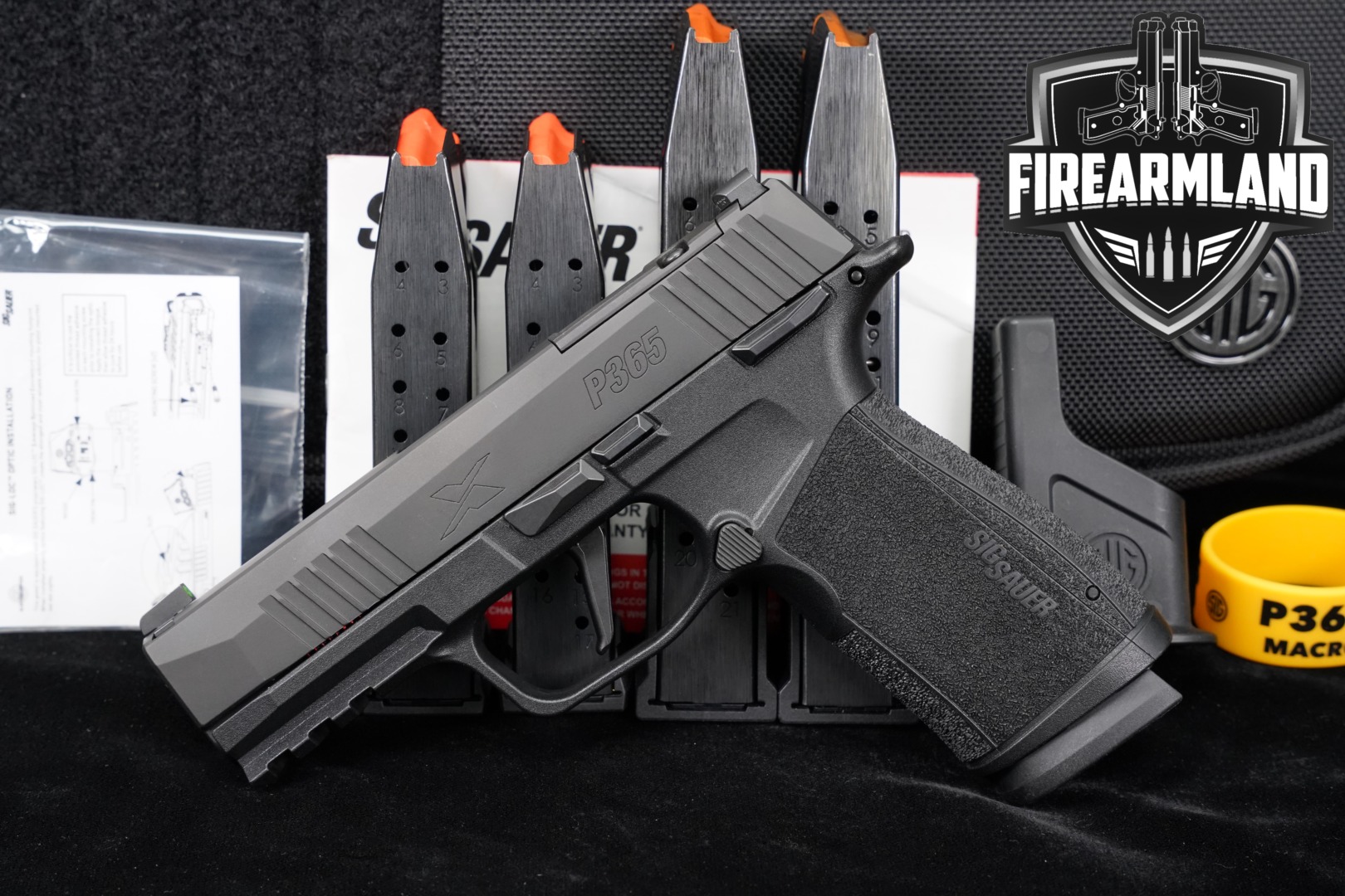 Sig Sauer P365-XMACRO TACOPS 9mm Luger Black in Very Good Condition Thumbnail