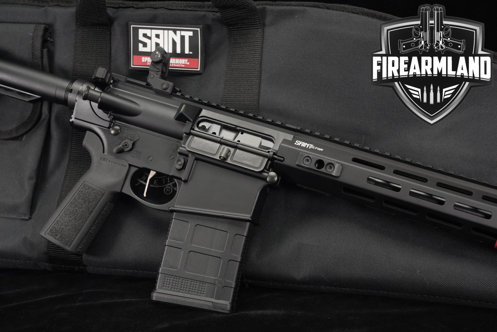 Springfield Armory SAINT Victor .308 Win. Black in Very Good Condition Thumbnail
