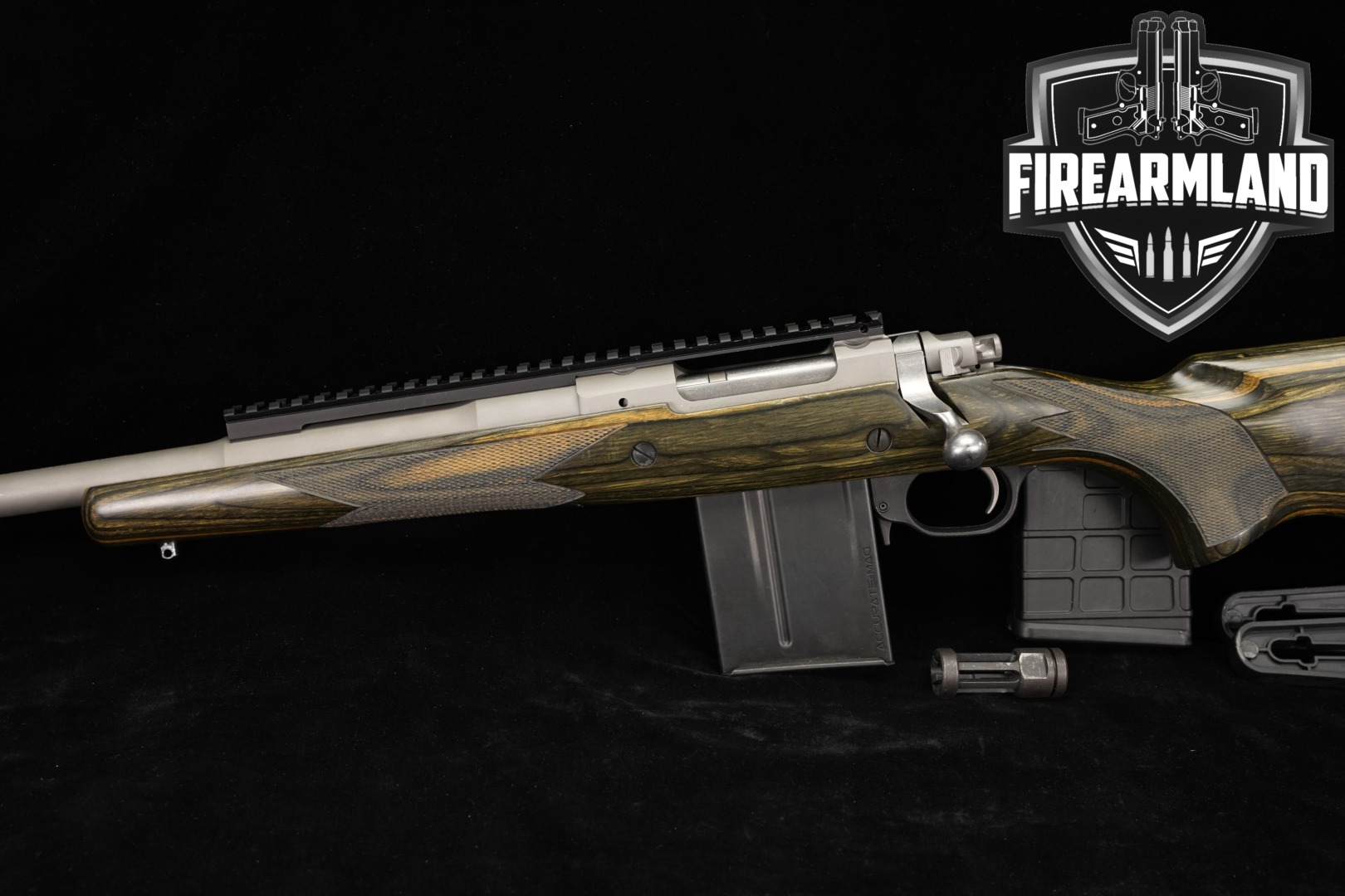 2015 Sturm Ruger Gunsite Scout Rifle Left-Hand .308 Win. Stainless & Laminated Hardwood in Good Condition Thumbnail