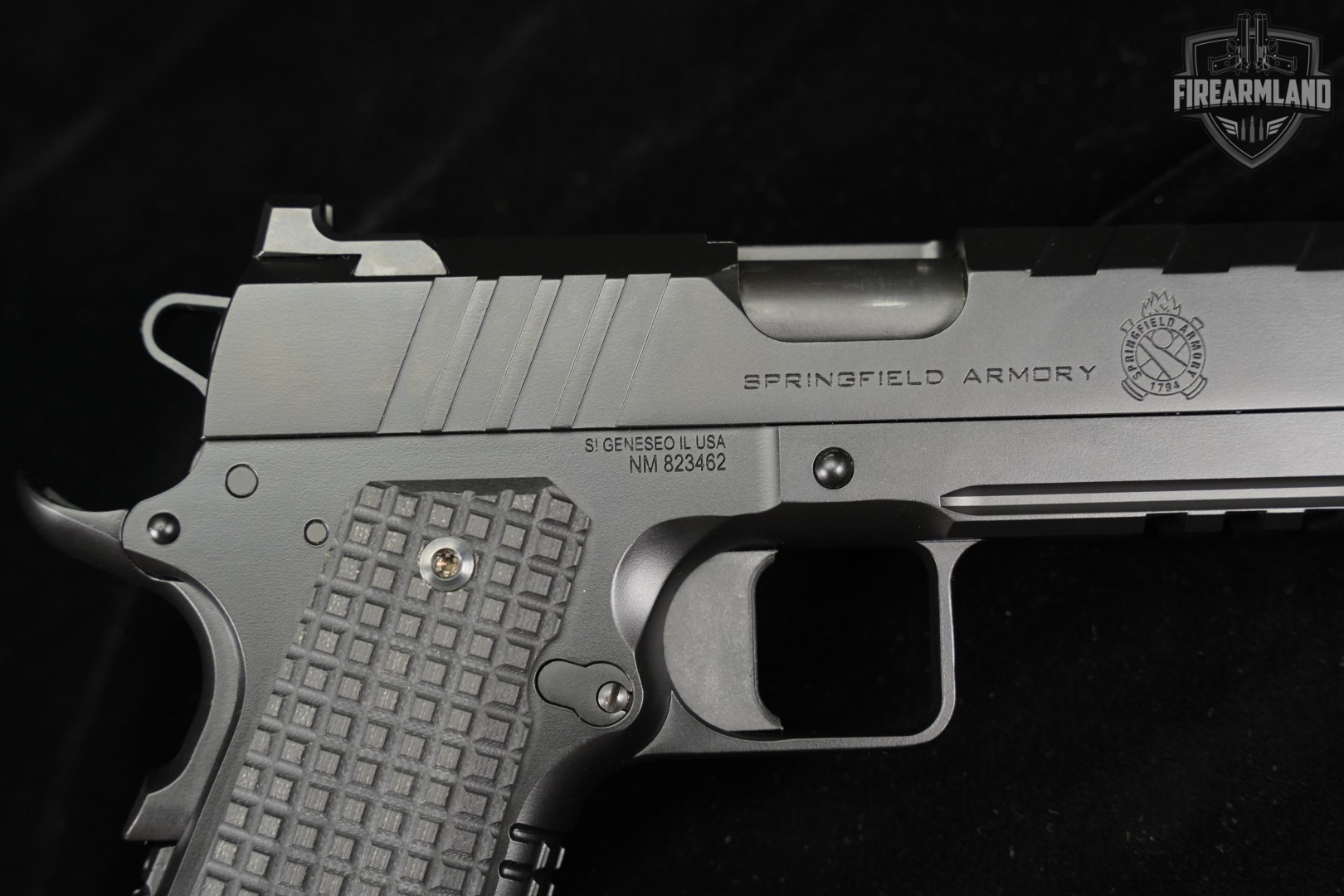 Springfield Armory Emissary All-Black 45 ACP 1911 4.25" +2 MAGS & ORIG CASE-img-12