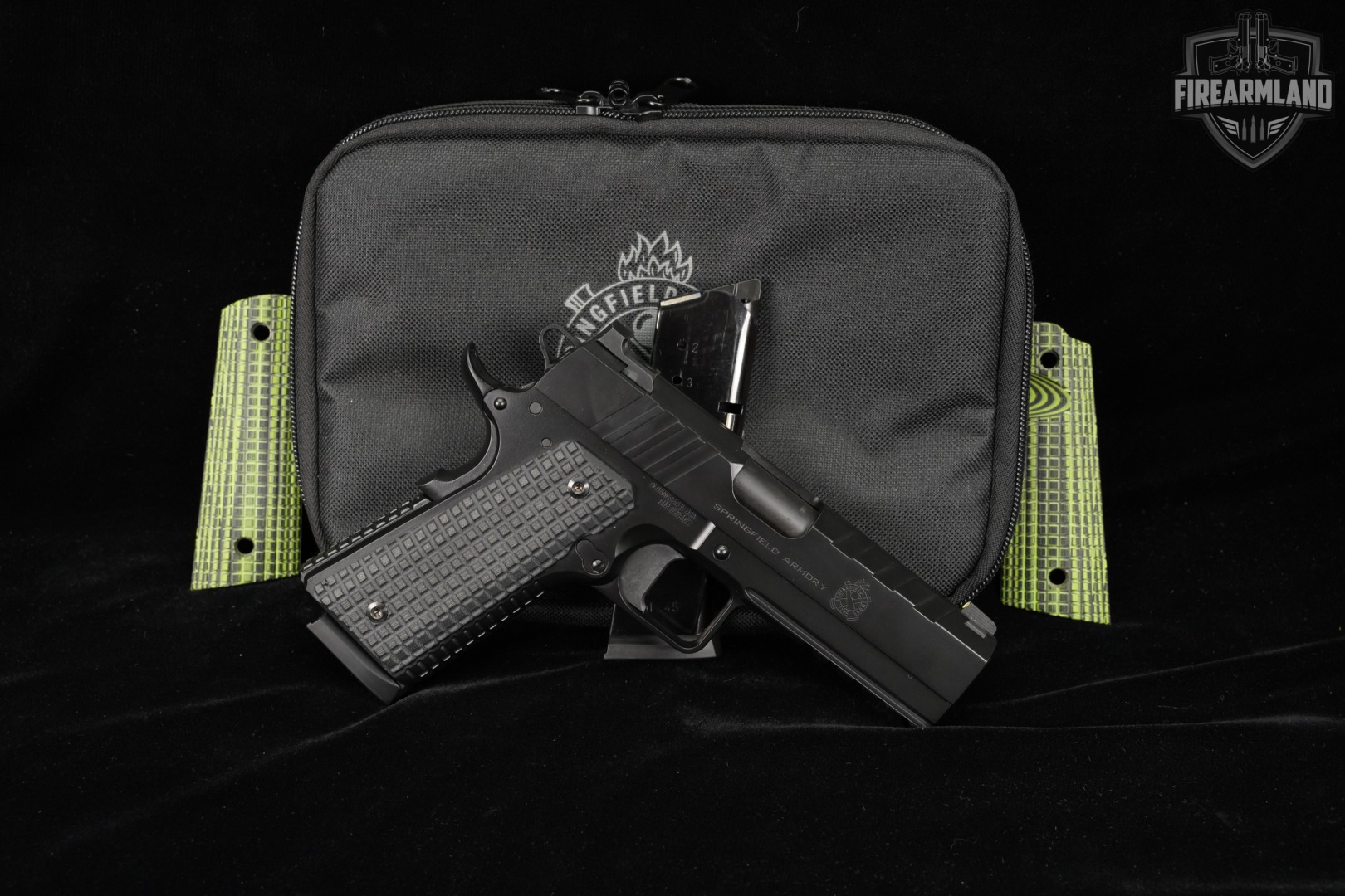 Springfield Armory Emissary All-Black 45 ACP 1911 4.25" +2 MAGS & ORIG CASE-img-2