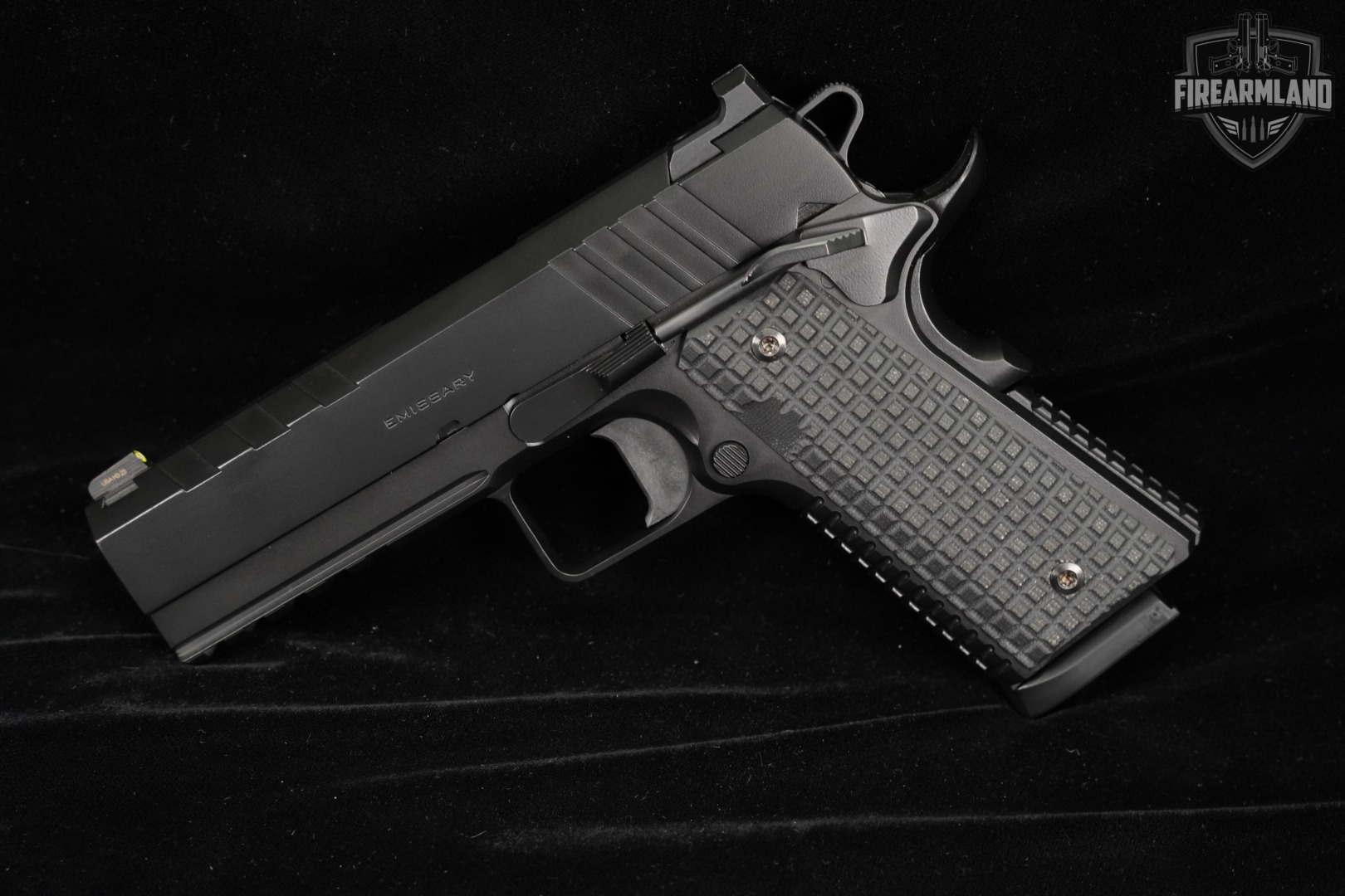 Springfield Armory Emissary All-Black 45 ACP 1911 4.25" +2 MAGS & ORIG CASE-img-4