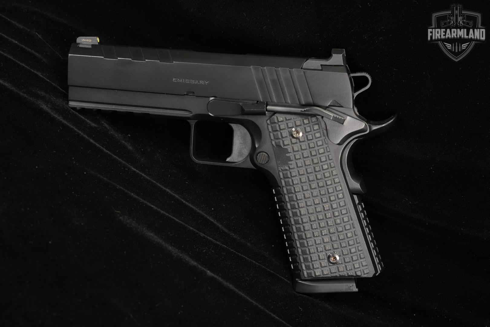 Springfield Armory Emissary All-Black 45 ACP 1911 4.25" +2 MAGS & ORIG CASE-img-5