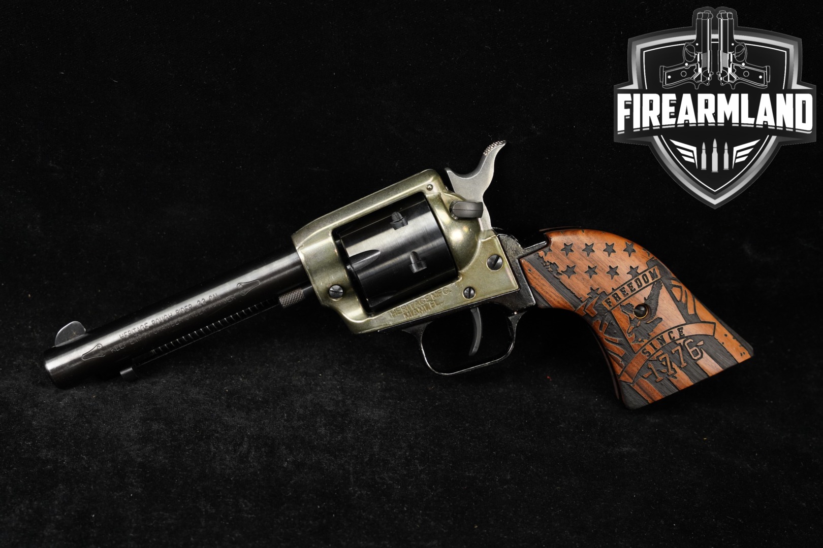 Heritage Manufacturing Co. Rough Rider .22 LR Two-Tone Black & Silver in Very Good Condition Thumbnail