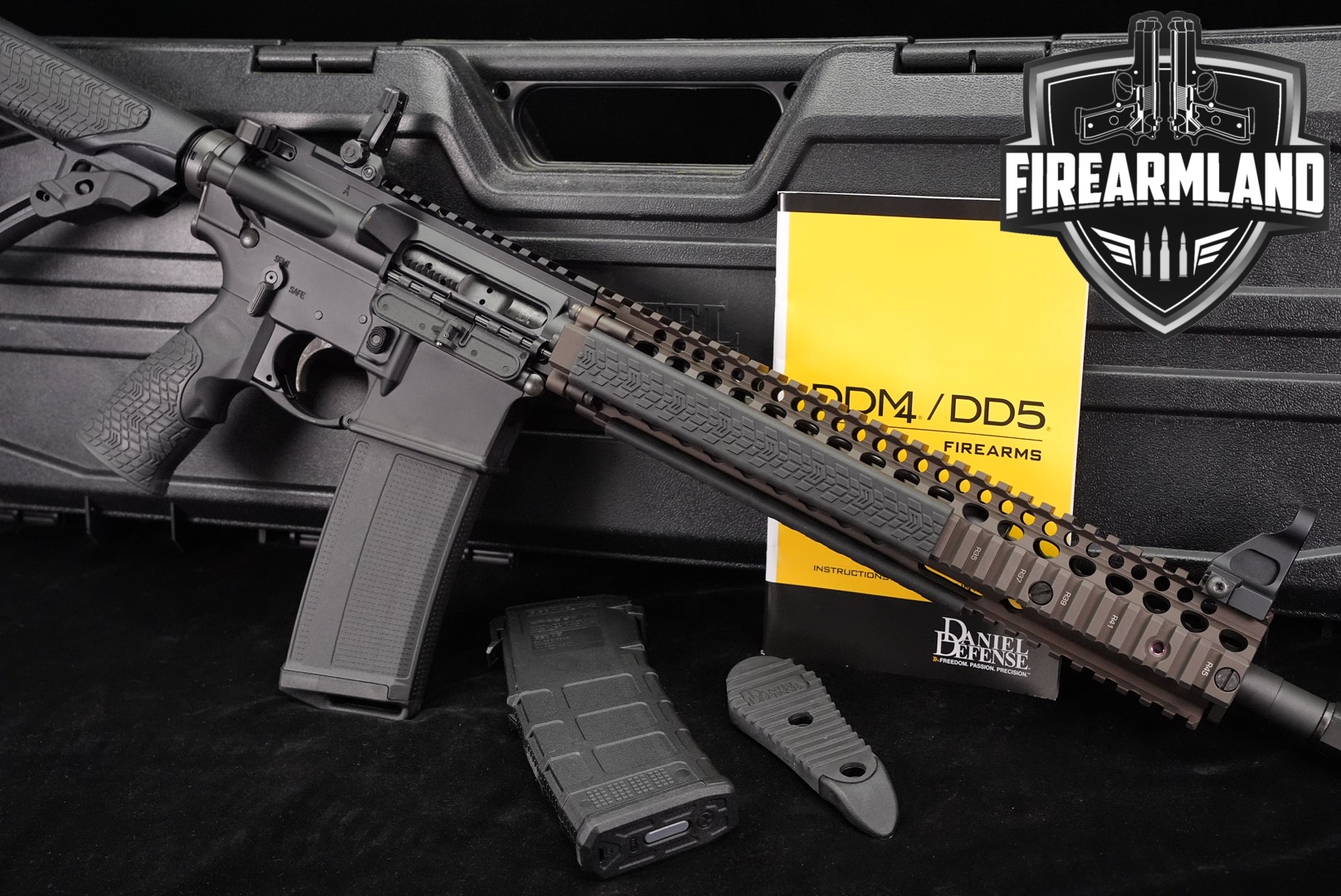 Daniel Defense M4A1 DDM4 RIS II FSP 5.56 NATO AR-15 AR15 16" M4-A1 +CASE-img-0