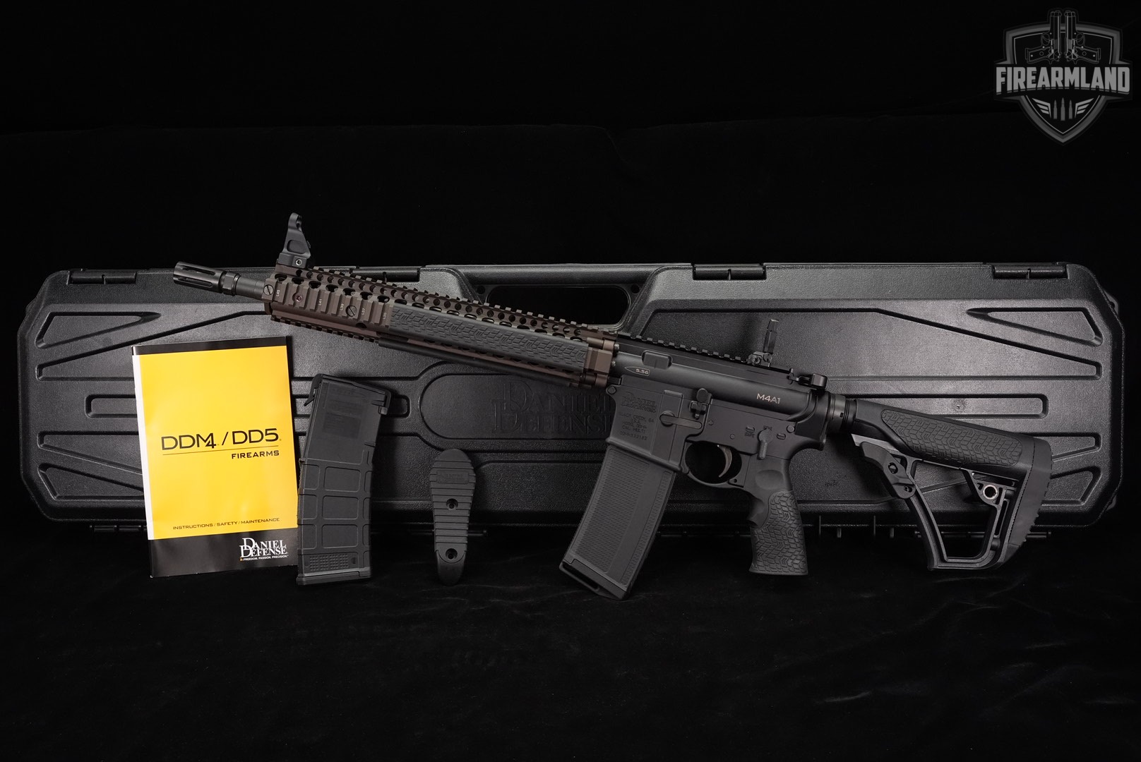 Daniel Defense M4A1 DDM4 RIS II FSP 5.56 NATO AR-15 AR15 16" M4-A1 +CASE-img-2