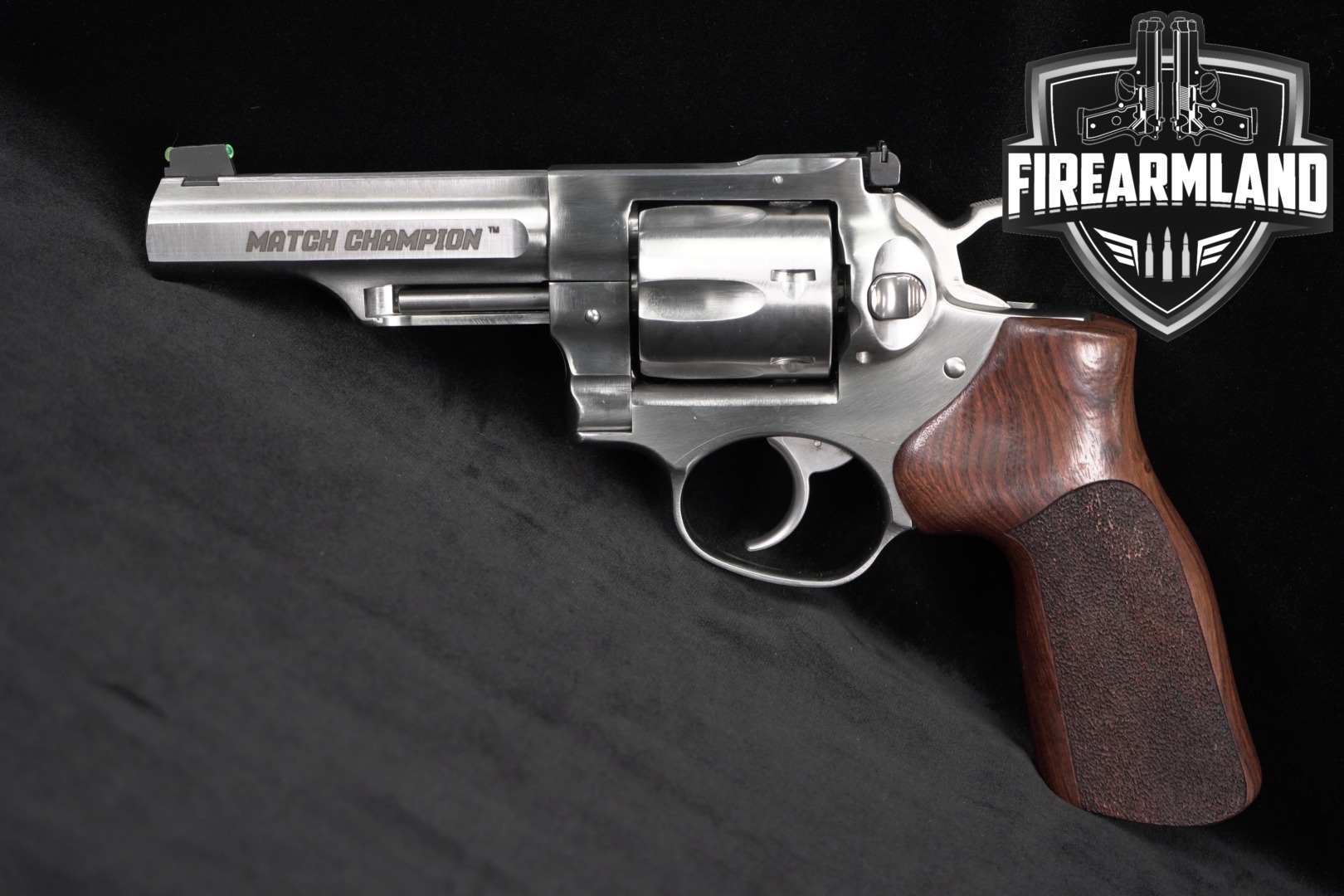 2015 Sturm Ruger GP100 Match Champion .357 Mag. Satin Stainless in Very Good Condition Thumbnail