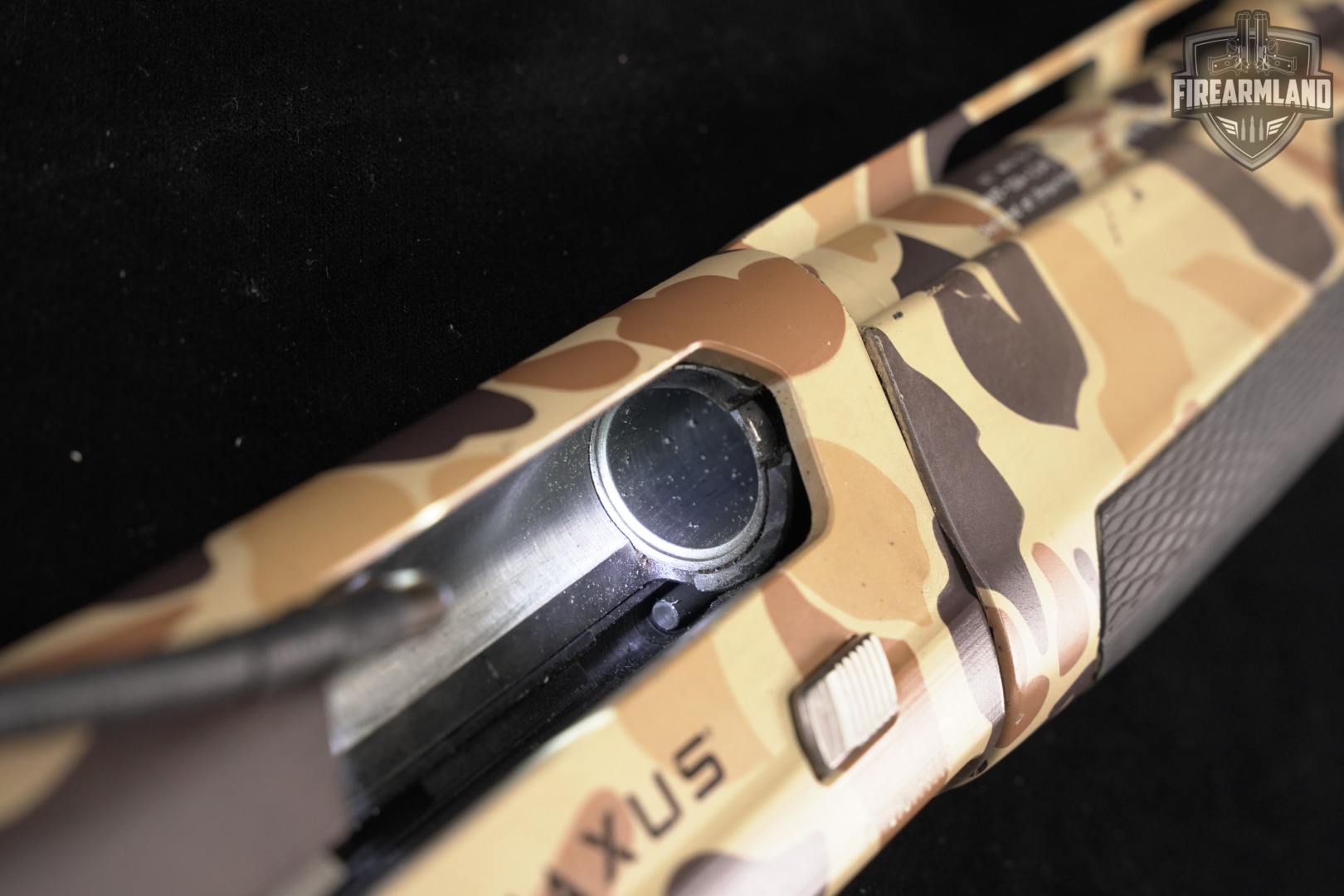 Browning Maxus II Camo Vintage Tan 12-Gauge 26" +ORIG CASE-img-15