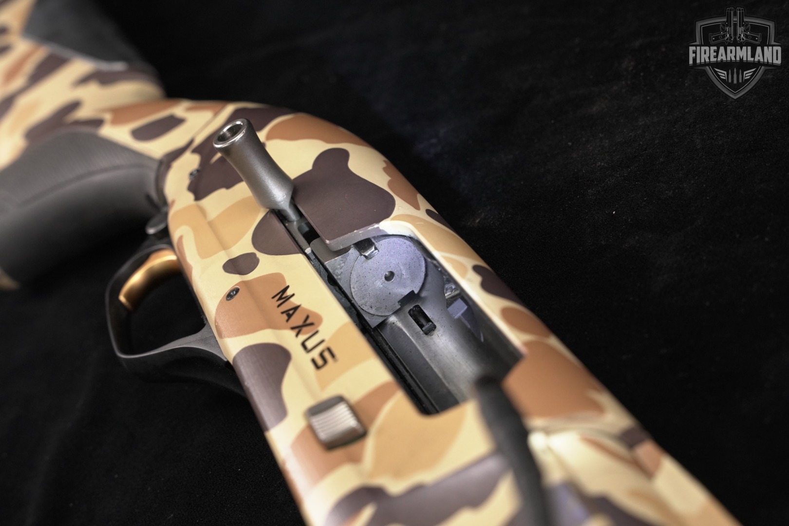 Browning Maxus II Camo Vintage Tan 12-Gauge 26" +ORIG CASE-img-16