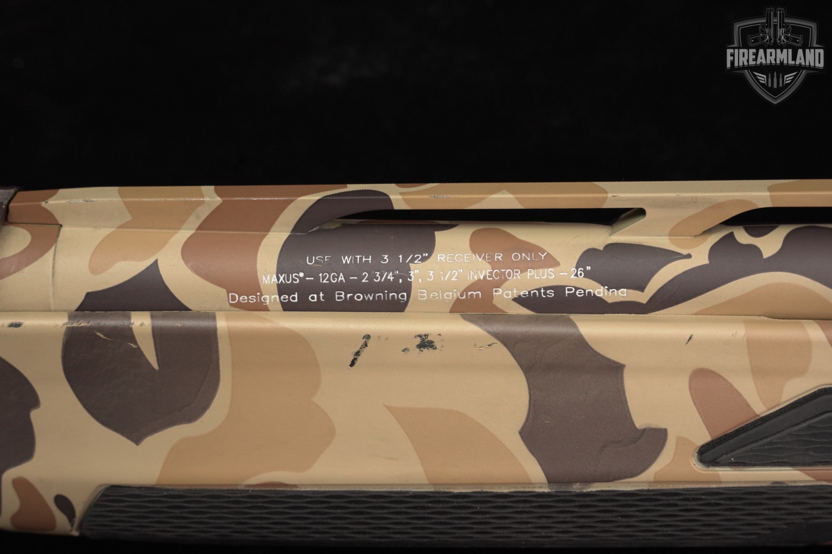 Browning Maxus II Camo Vintage Tan 12-Gauge 26" +ORIG CASE-img-18
