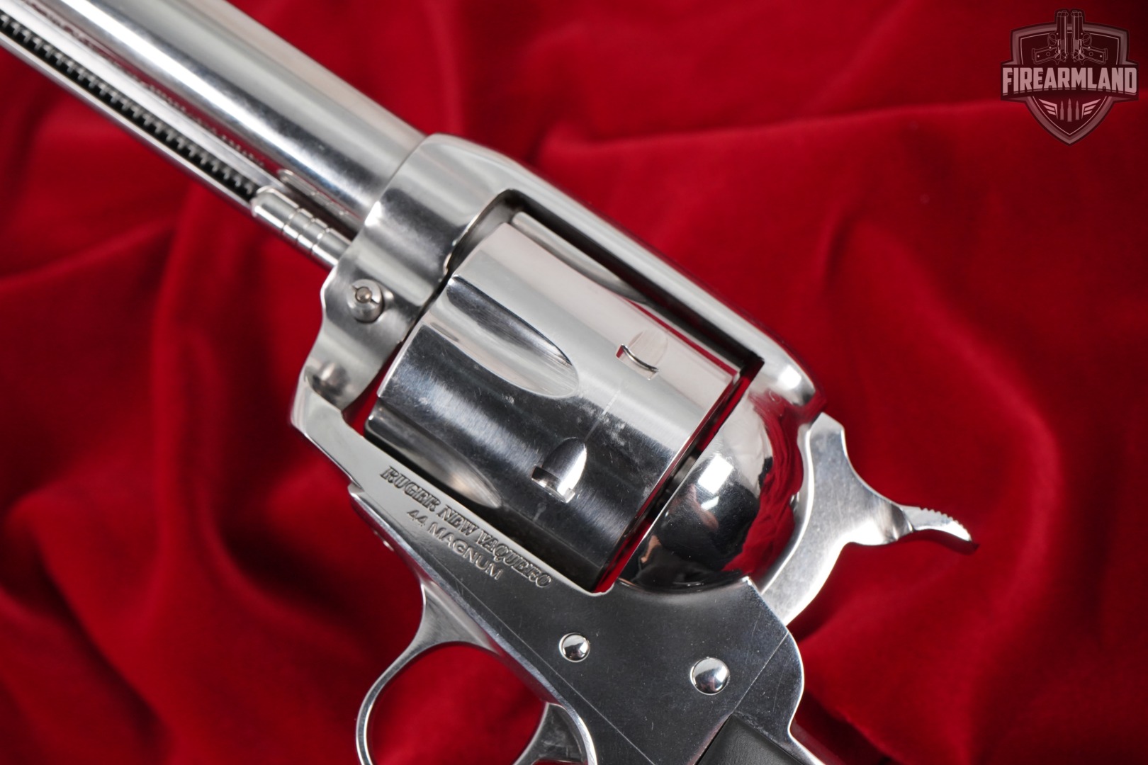 LIMITED Ruger New Vaquero 44 Rem Mag 5.5" High-Gloss Stainless +ORIG CASE-img-11