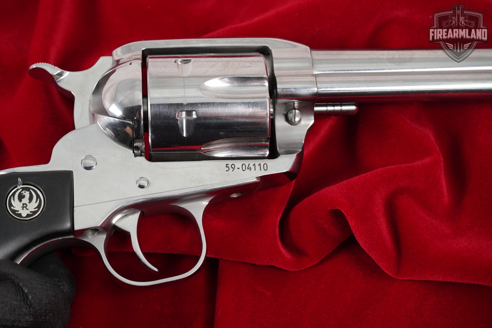 LIMITED Ruger New Vaquero 44 Rem Mag 5.5" High-Gloss Stainless +ORIG CASE-img-15