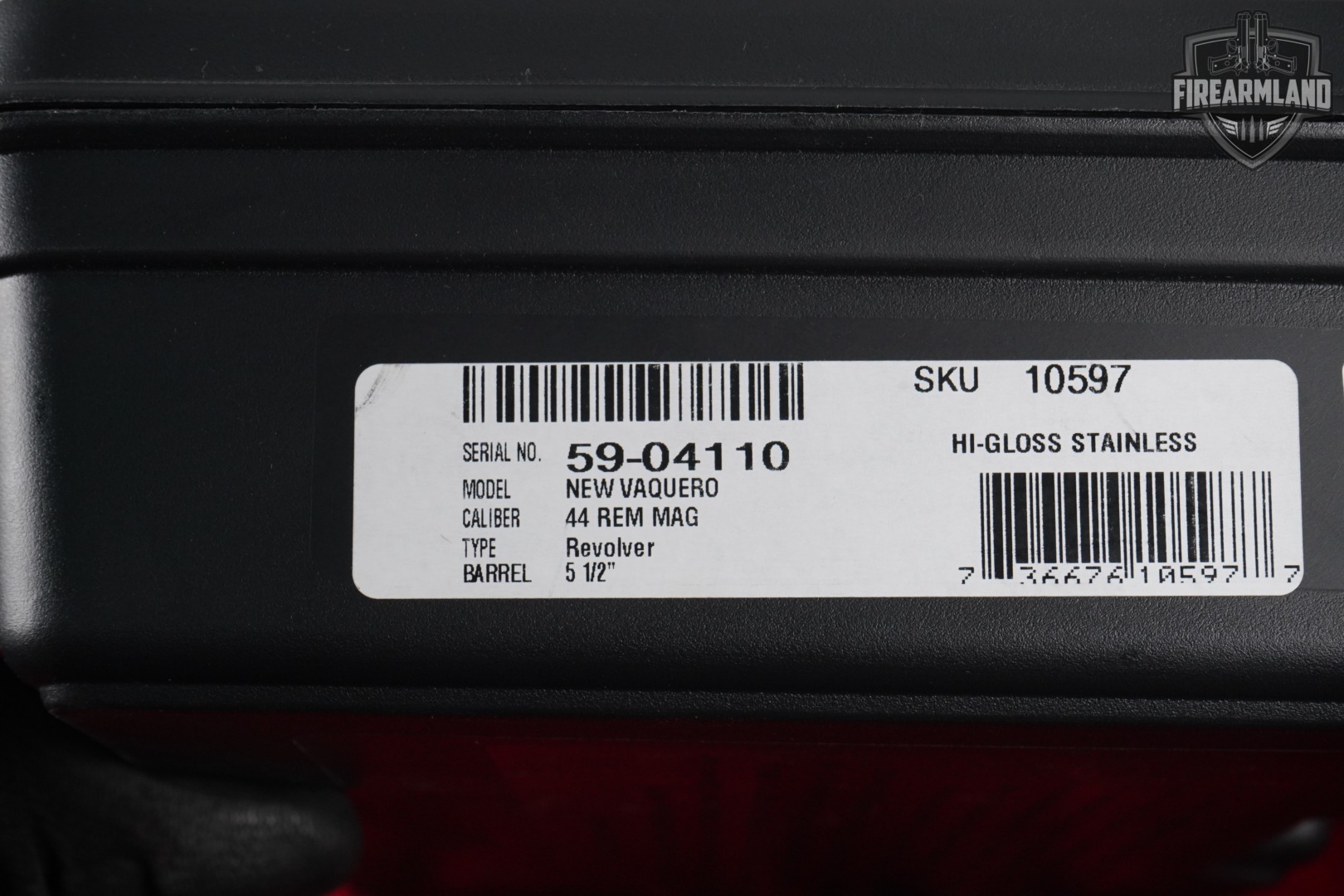 LIMITED Ruger New Vaquero 44 Rem Mag 5.5" High-Gloss Stainless +ORIG CASE-img-17