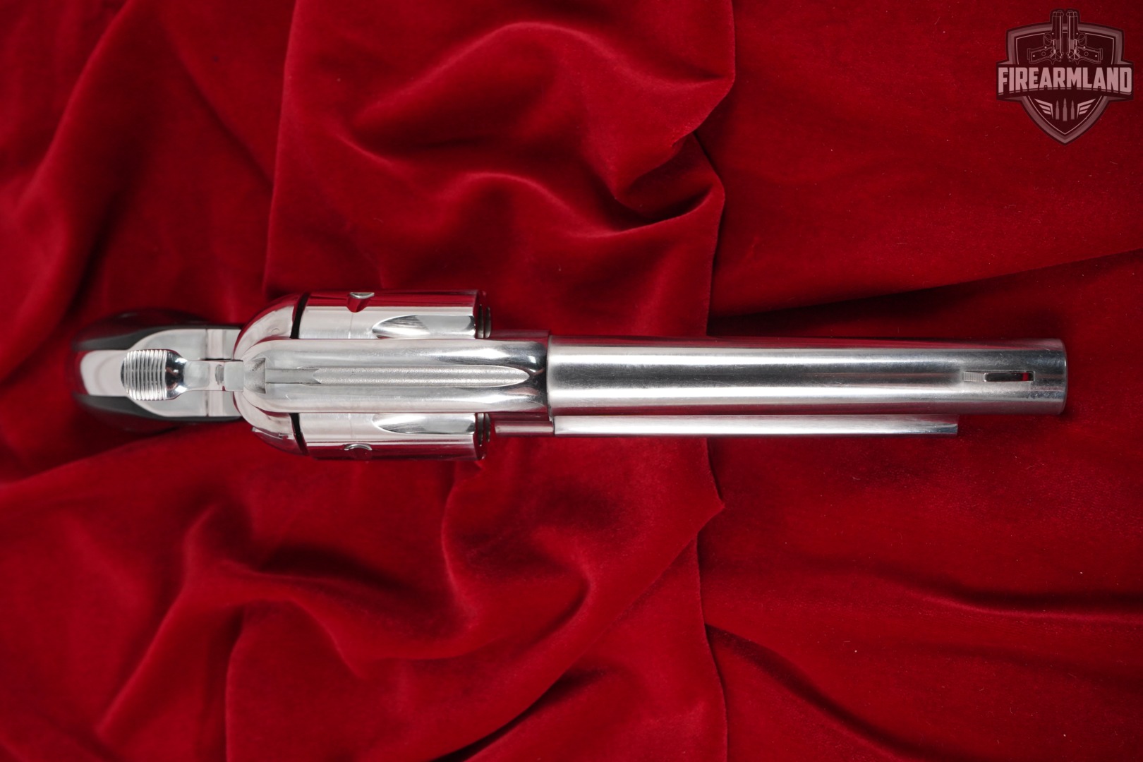 LIMITED Ruger New Vaquero 44 Rem Mag 5.5" High-Gloss Stainless +ORIG CASE-img-5