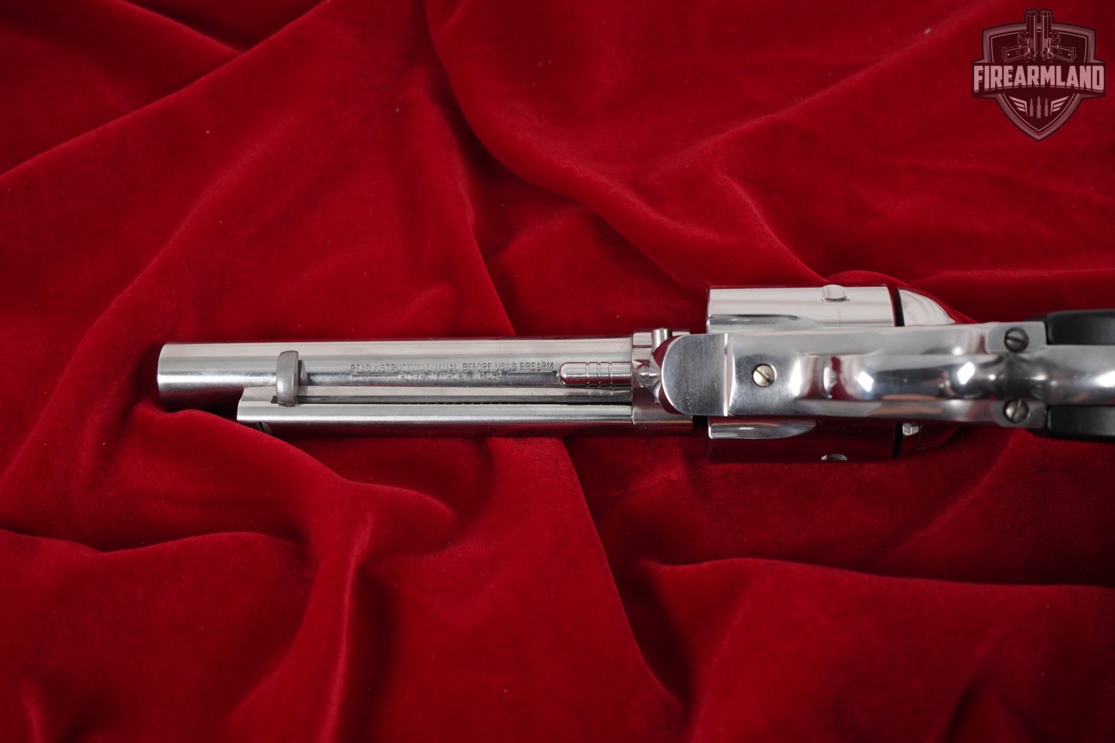 LIMITED Ruger New Vaquero 44 Rem Mag 5.5" High-Gloss Stainless +ORIG CASE-img-6