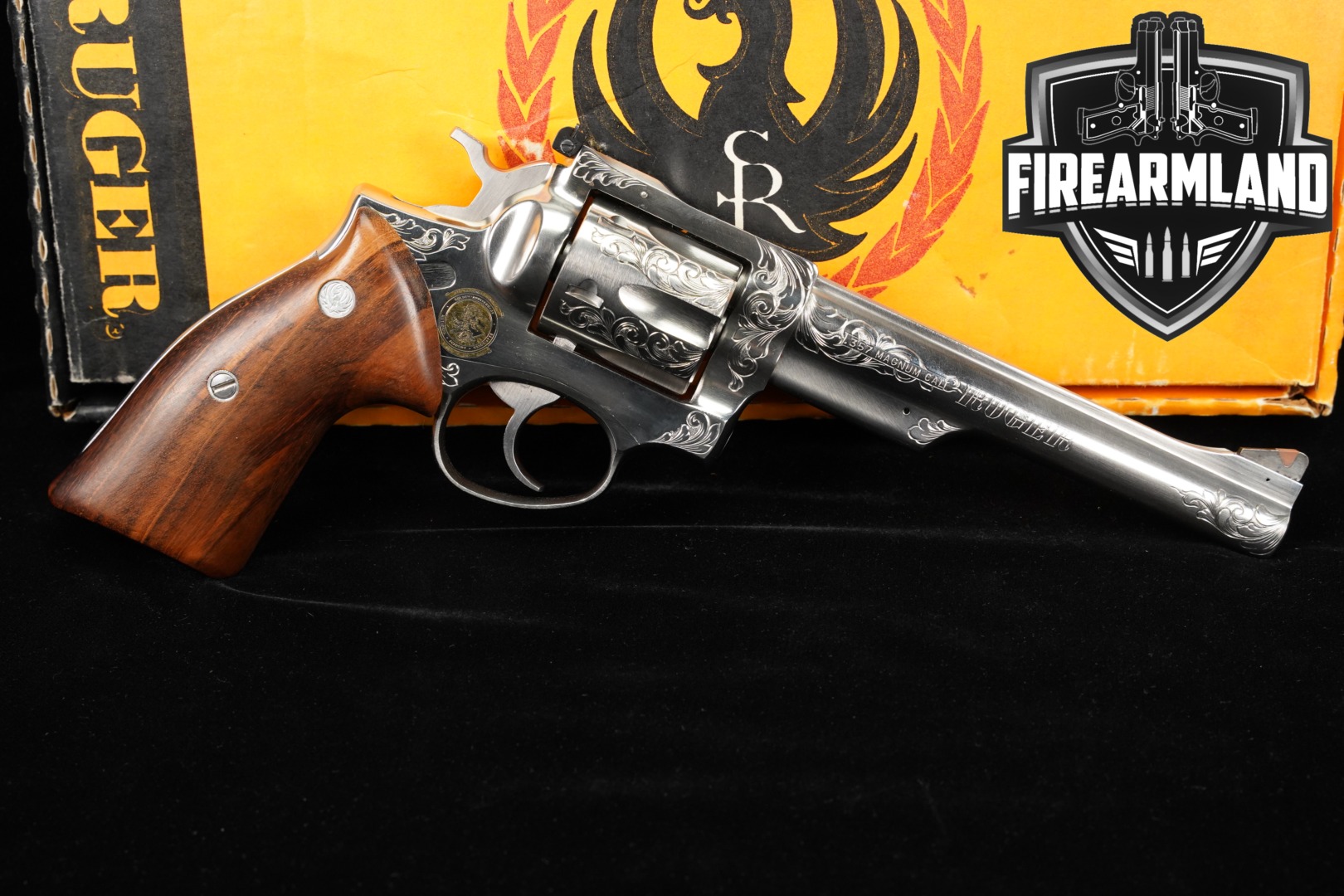 LIMITED 1985 Ruger Security-Six FBI National Academy 50th Anniversary +BOX-img-0