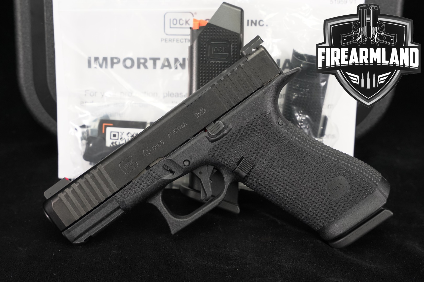 Glock G45 Gen 6 9mm Luger Black in Excellent Condition Thumbnail