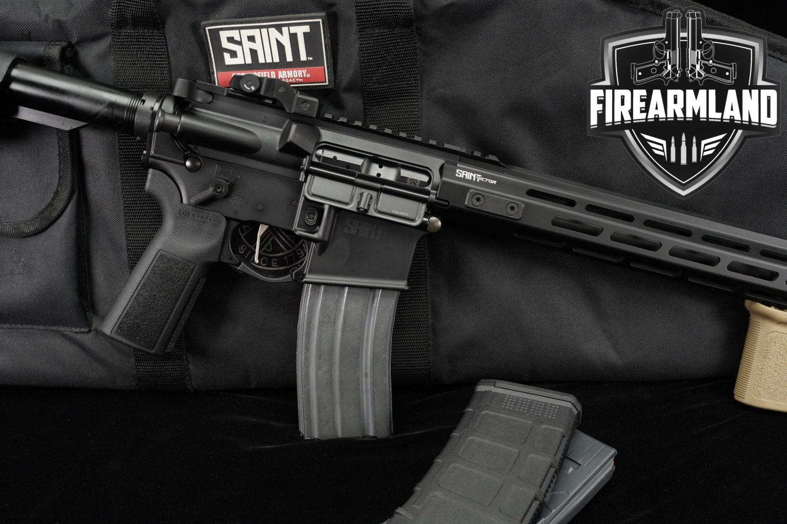 Springfield Armory SAINT Victor 5.56 NATO AR-15 AR15 16" +3 MAGS-img-0