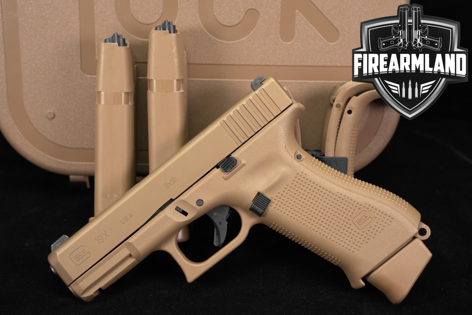 Glock G19X 9mm Luger Coyote in Excellent Condition Thumbnail