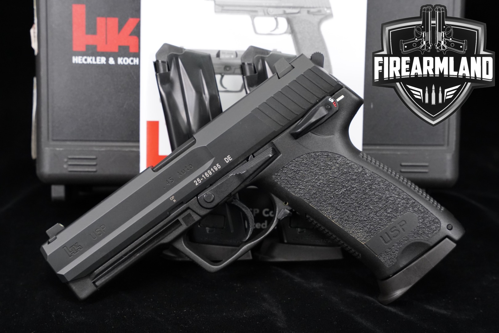 2002 Heckler & Koch (H&K, HK) USP 45 .45 ACP Black in Excellent Condition Thumbnail