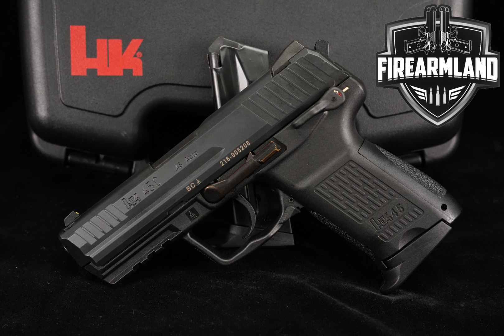 Heckler & Koch (H&K, HK) HK45 Compact Variant 1 .45 ACP Black in Very Good Condition Thumbnail
