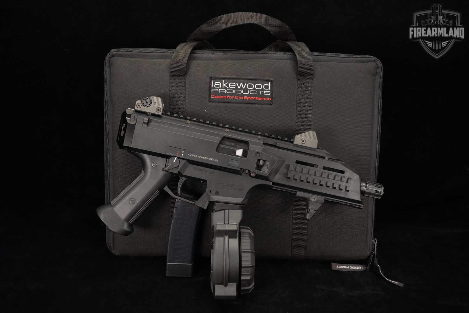 CZ Scorpion EVO 3 S1 Pistol 9mm 7.72" +2 MAGS & ORIG CASE-img-2