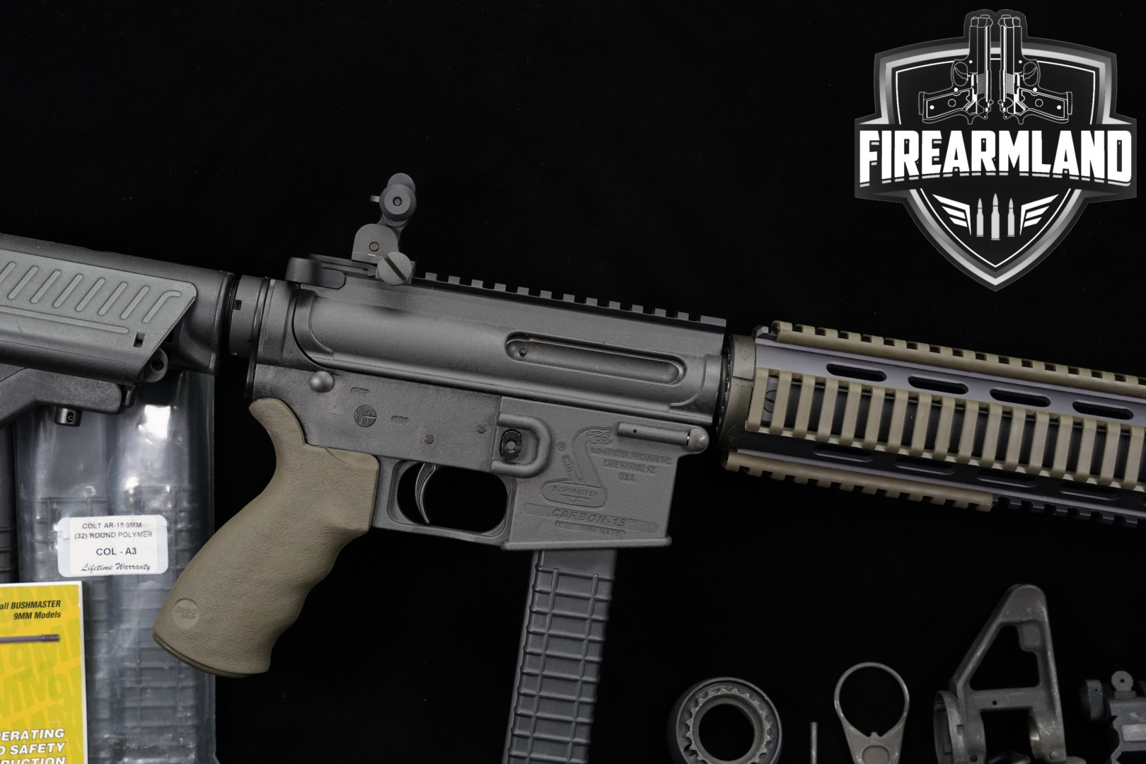 Bushmaster Carbon-15 9mm Carbine 9mm Luger Black in Very Good Condition Thumbnail