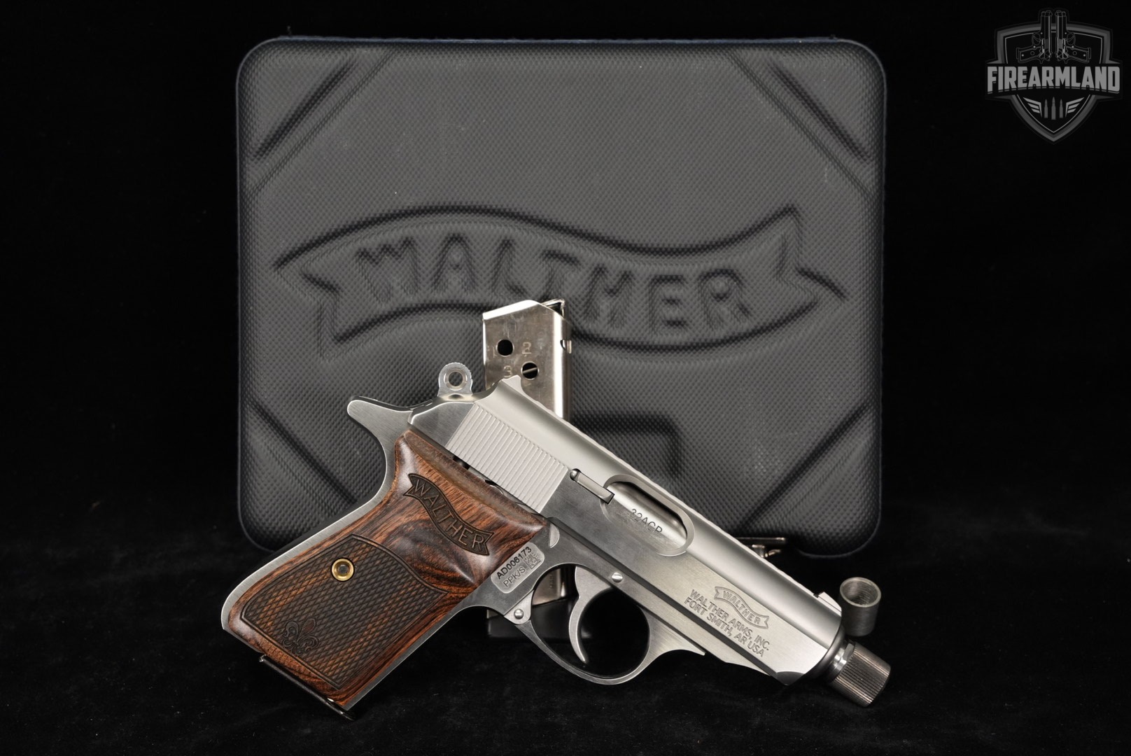 Walther PPK/S SD 32 ACP 3.8" Stainless PPKS PPK S +2 MAGS & ORIG CASE-img-2