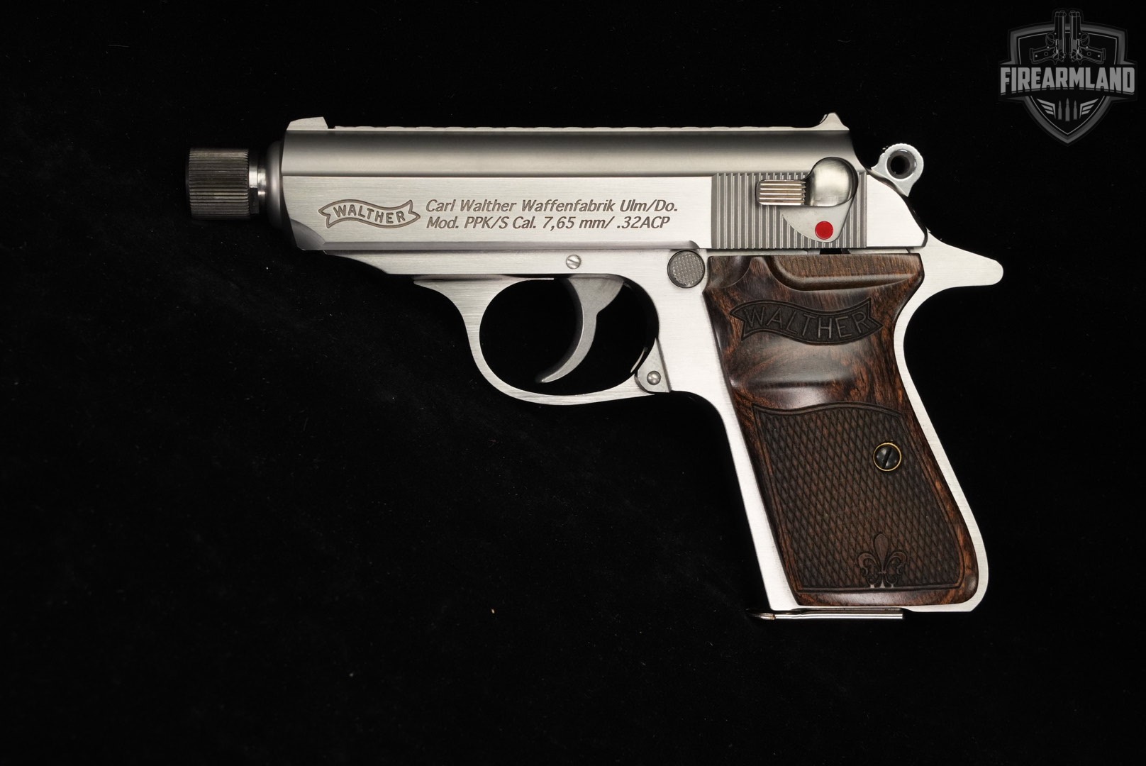 Walther PPK/S SD 32 ACP 3.8" Stainless PPKS PPK S +2 MAGS & ORIG CASE-img-3