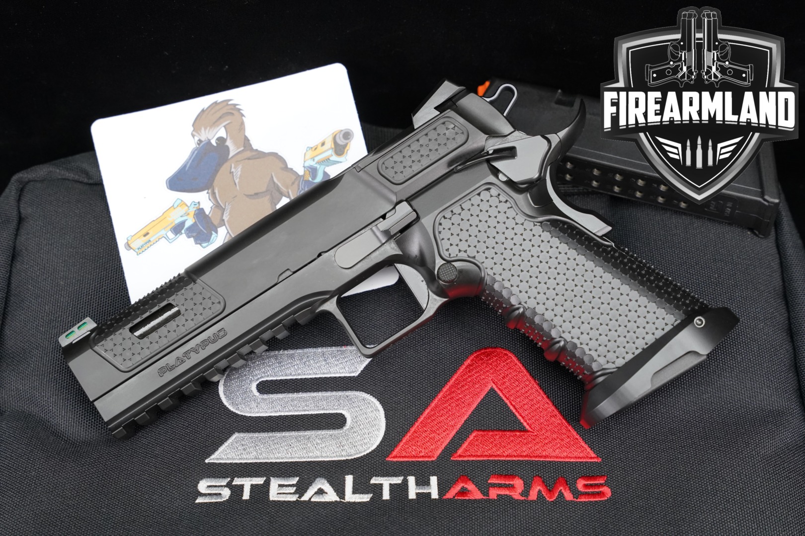 Stealth Arms Platypus 9mm Luger Black in Excellent Condition Thumbnail