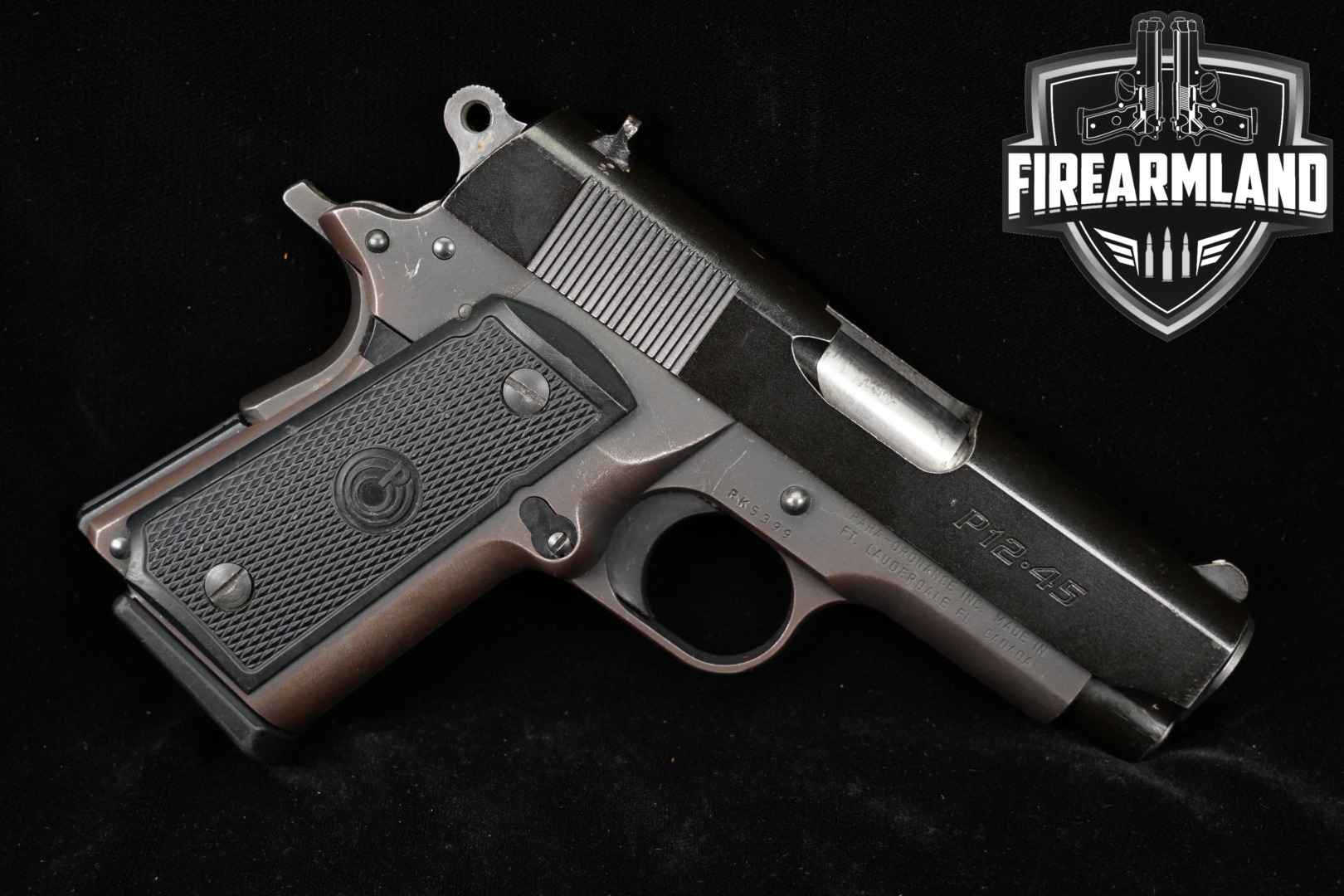 Para Ordnance P12-45 45ACP 1911 3.5" Black & Gray 2011 P1245-img-0