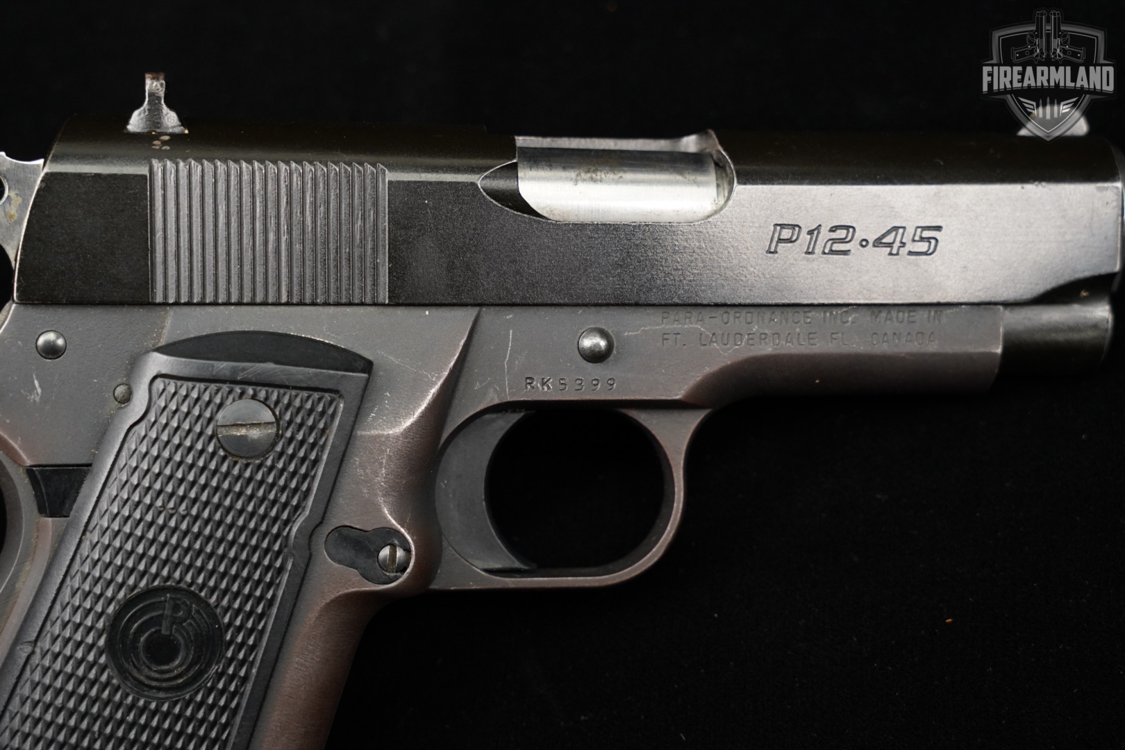 Para Ordnance P12-45 45ACP 1911 3.5" Black & Gray 2011 P1245-img-13
