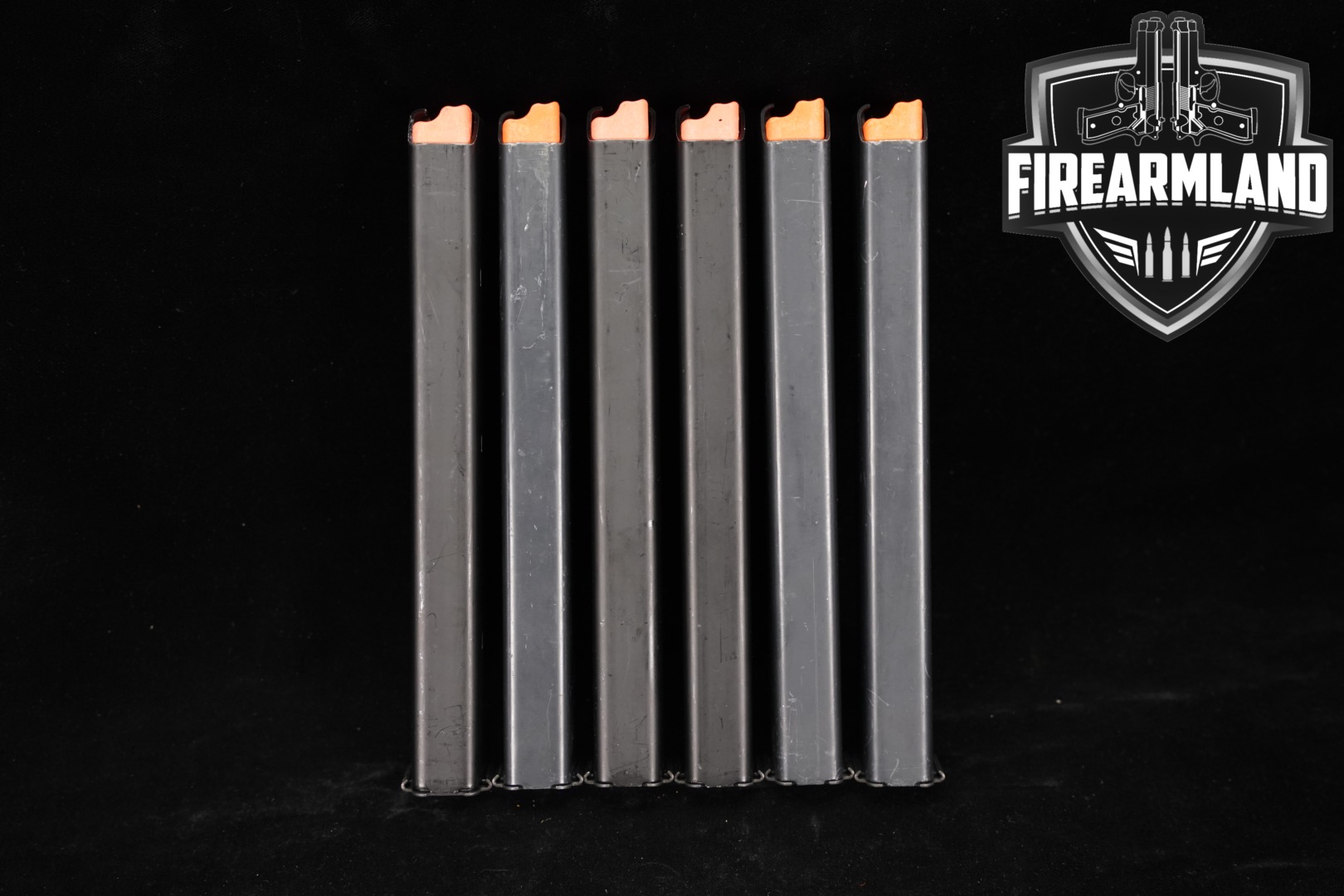 ASC SIX (6) Colt Pattern 32-Round Magazines 9mm Luger 9mm Luger in Very Good Condition Thumbnail