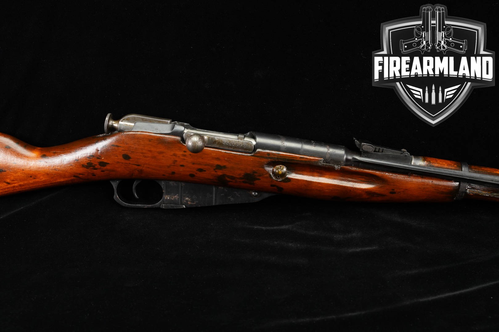 WWII 1945 Izhevsk Arsenal Mosin-Nagant Model 1944 Carbine 7.62x54R M44-img-0