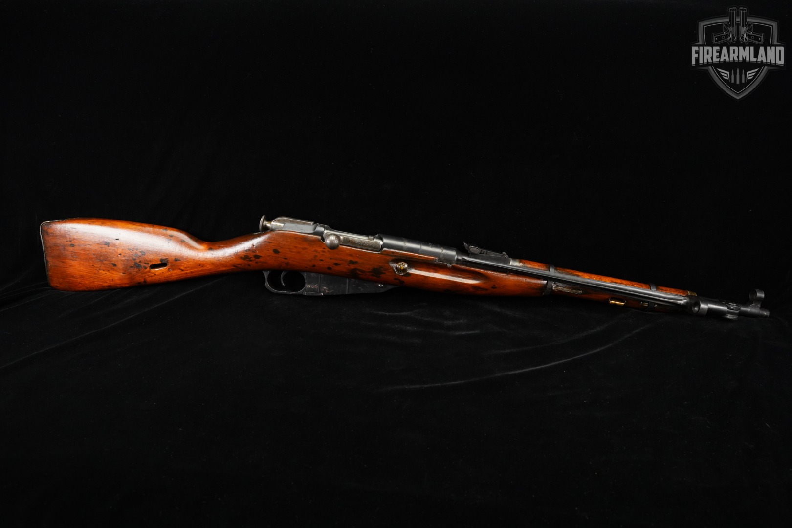 WWII 1945 Izhevsk Arsenal Mosin-Nagant Model 1944 Carbine 7.62x54R M44-img-3