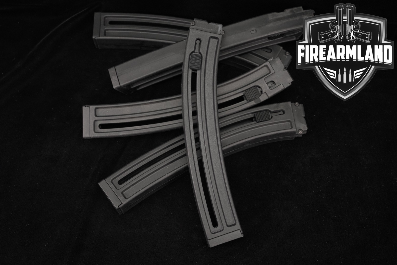 Walther FIVE (5) HK MP5 25 Round Magazines .22 LR in Excellent Condition Thumbnail