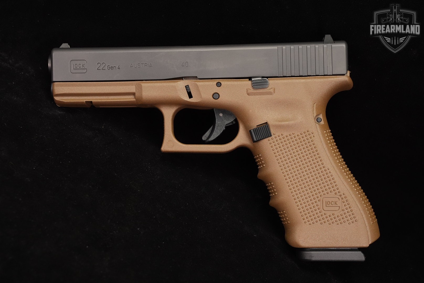 Glock 22 Gen4 G22 Gen 4 40 S&W 4.49" Two-Tone FDE +3 MAGS & ORIG CASE-img-4