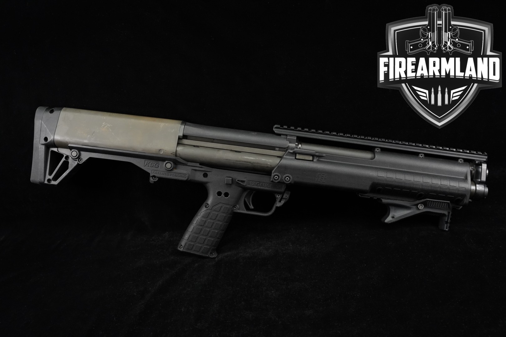 Kel-Tec KSG 12 Gauge Two-Tone Black & Gray-Olive in Good Condition Thumbnail