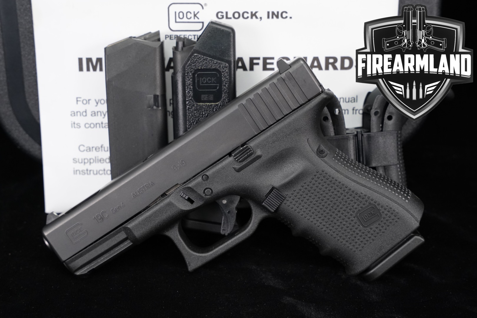 Glock G19C Gen4 9mm Luger Black in Very Good Condition Thumbnail