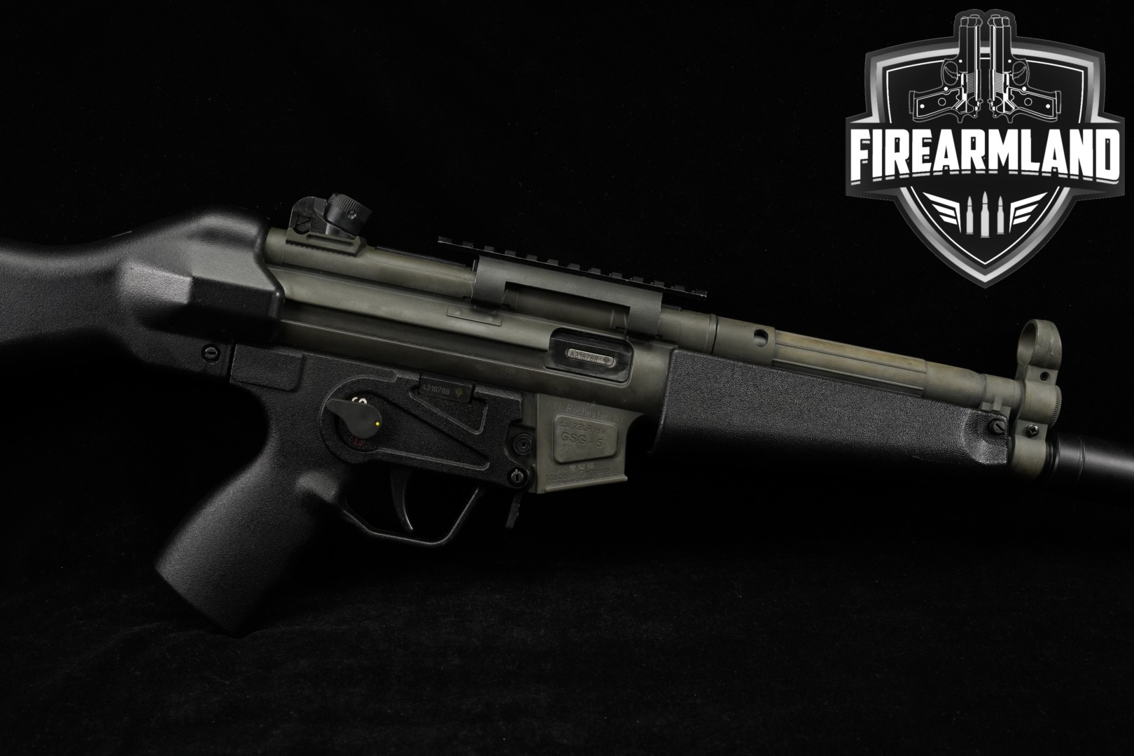German Sport Guns (GSG) GSG-5 .22 LR OD Green in Good Condition Thumbnail
