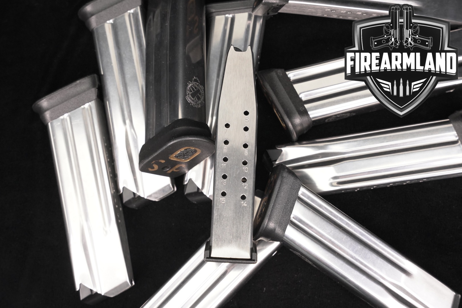 Springfield Armory TEN (10) XD-M 15 Round Magazines 10mm in Very Good Condition Thumbnail