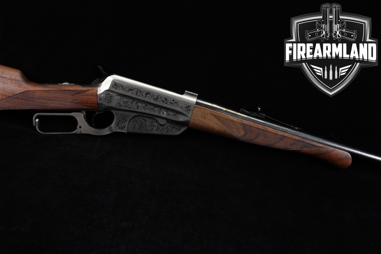 Winchester Repeating Arms Model 1895 125th Anniversary Edition .30-40 Krag Silver Nitride & Walnut in Excellent Condition Thumbnail