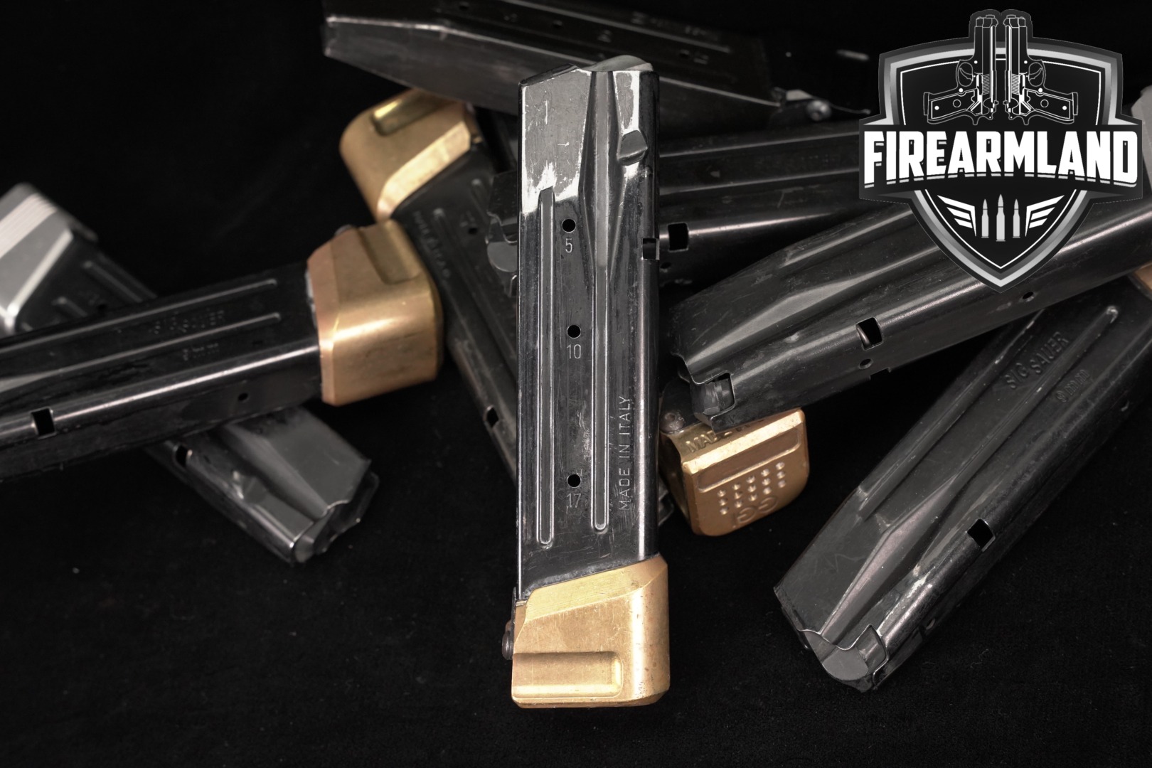 Sig Sauer NINE (9) P320 22 Round Magazines 9mm Luger in Very Good Condition Thumbnail