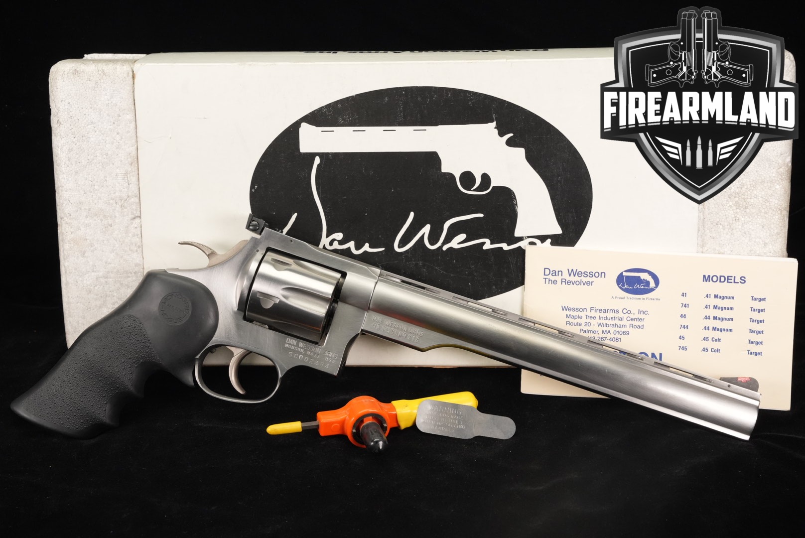 Dan Wesson Model 741 V .41 Rem. Mag. Stainless in Good Condition Thumbnail