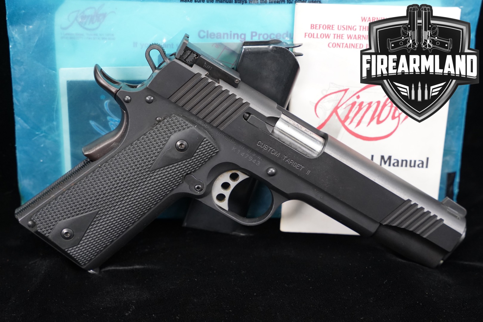 Kimber Custom Target II .45 ACP Black in Good Condition Thumbnail