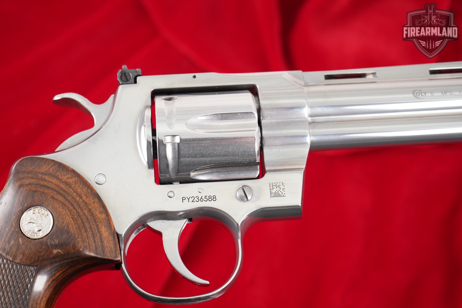 DESIRED Colt Python 357 Magnum 6" Stainless +ORIG CASE & HOLSTER-img-11