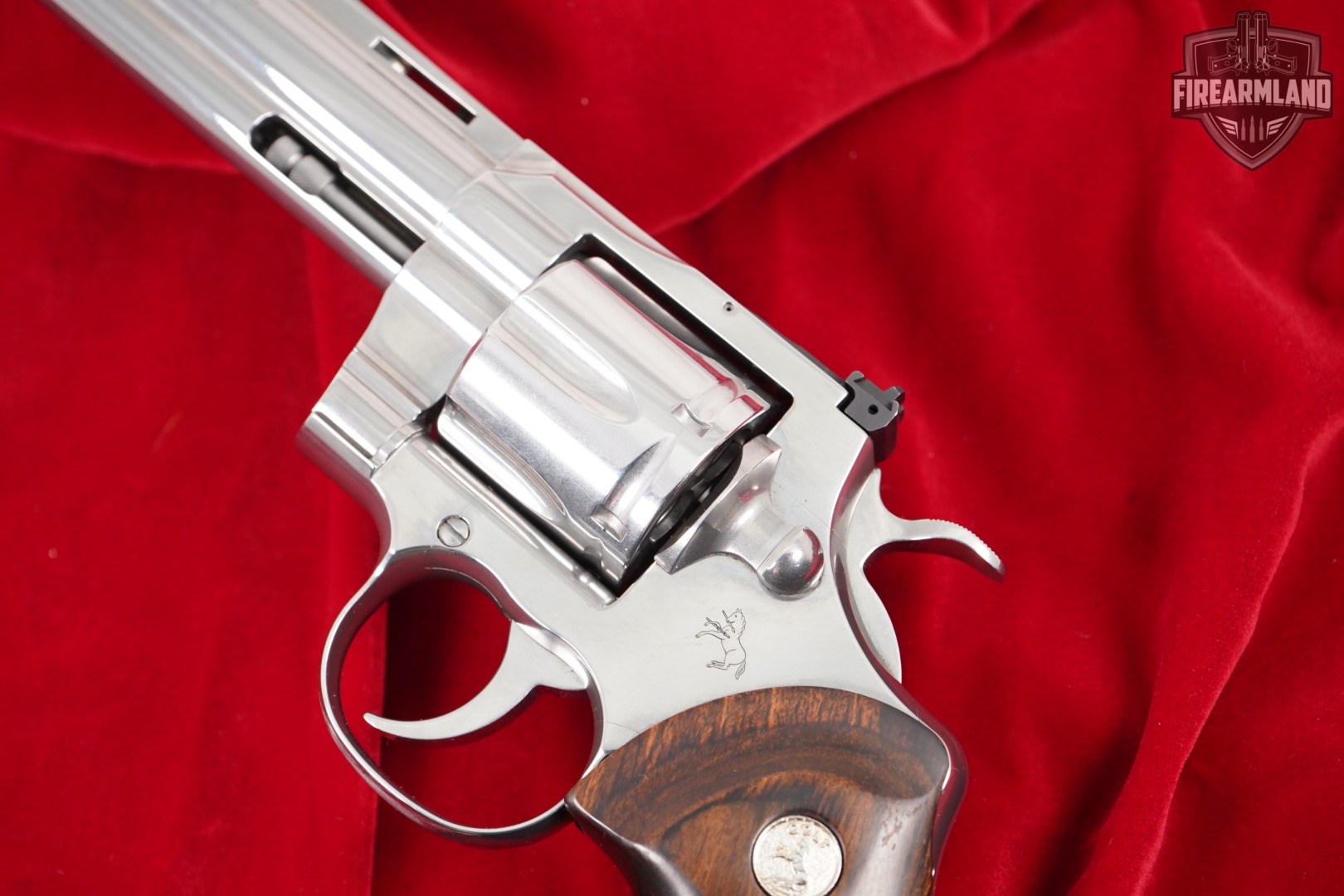 DESIRED Colt Python 357 Magnum 6" Stainless +ORIG CASE & HOLSTER-img-13