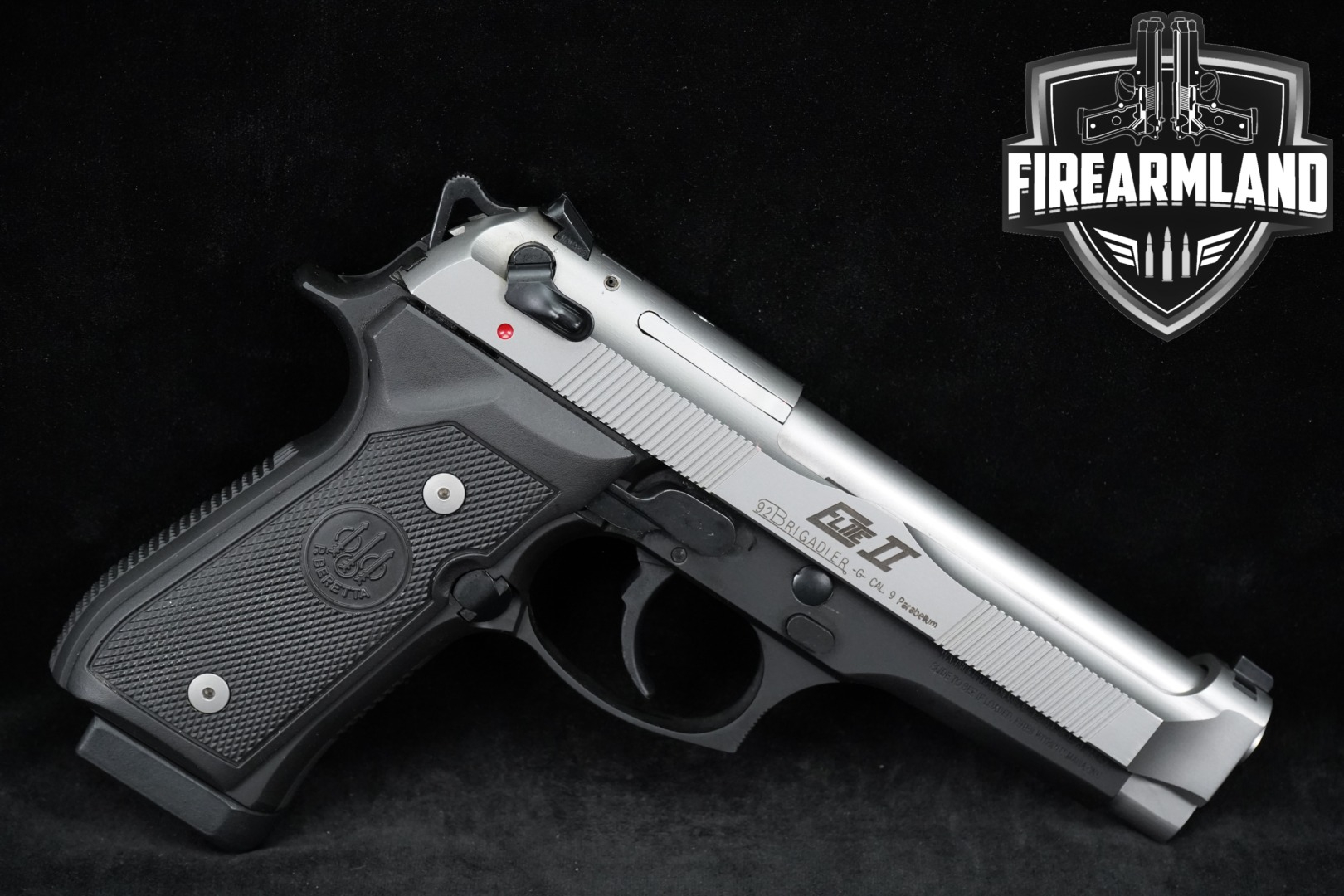 Beretta 92 G Brigadier Elite II 9mm Luger Two-Tone Stainless in Excellent Condition Thumbnail