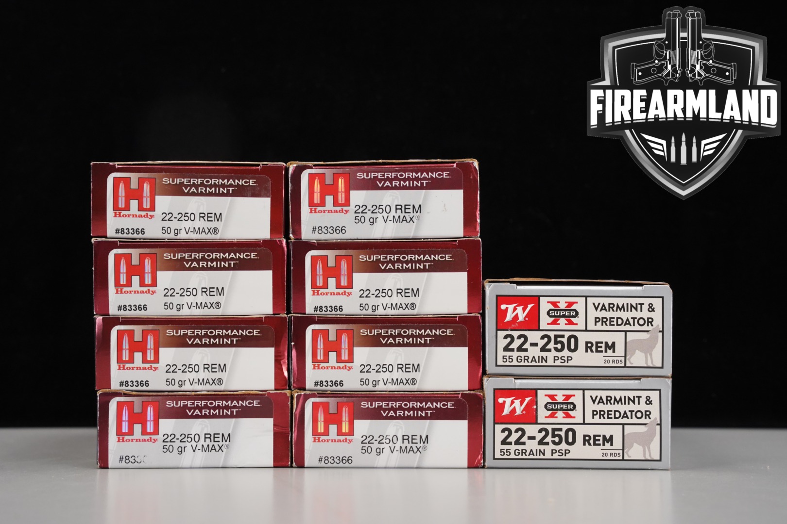 Multiple Manufacturers .22-250 REM> AMMO .22-250 Rem. in New - Old Stock Condition Thumbnail